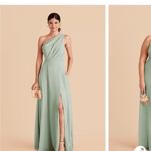 Birdy Grey One-Shoulder Sage Dress